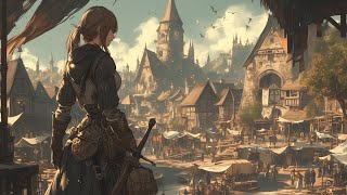 Relaxing Medieval Music  Fantasy BardTavern Ambience Relaxing Sleep Music Market Day [upl. by Eniarral]