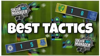 BEST TACTICS AND FORMATION TO USE ON SM21 🔥 AMAZING RESULTS Soccer Manager 21 4222 Tactics [upl. by Elisabet]