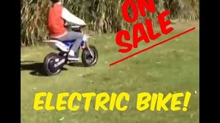 ASSASSIN USA 500WATT 500W 24V KIDS ELECTRIC DIRT BIKE MOPED GOPED RAZOR OFF ROAD [upl. by Handy449]