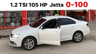 12 TSI JETTA 0100 DENEMESİ  12 TSI JETTA MOTOR YETER Lİ Mİ [upl. by Gotthelf]