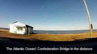 Driving from Moncton to Charlottetown  and back  via the Confederation Bridge [upl. by Ahsenav852]