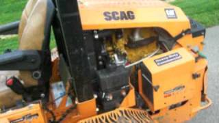 2009 SCAG TURF TIGER 28HP CAT DIESEL [upl. by Aizirk]