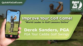 PGA Tour Caddie Golf Swings  Champions Tour [upl. by Aneekat]