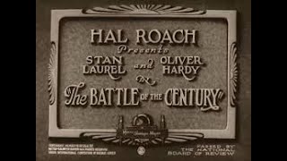 Laurel and Hardy in The Battle of the Century 1927 [upl. by Riorsson795]