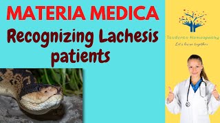 Lachesis Recognizing a Lachesis patient in Homeopathy Mental amp Physical Generals [upl. by Raval]