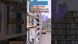 QUIZ français  Les gentilés quiz frensh monde [upl. by Grosmark]