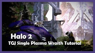 Halo 2  The Great Journey Single Plasma Wraith Kills Tutorial [upl. by Akitan]