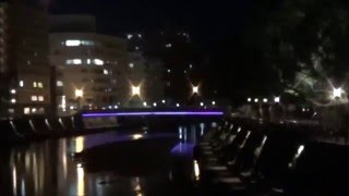 Enjoy Night Walk along Beautiful Kotsuki River at Kagoshima City Japan [upl. by Sparrow322]