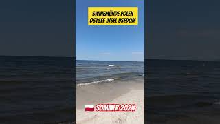 SWINEMÜNDE POLEN 🇵🇱 Ostsee Strand Ostseebad  Poland [upl. by Yrolg180]