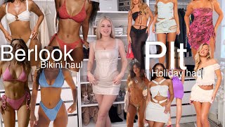 Berlook swimwear haul  plt holiday haul  ad  discount code [upl. by Einnek382]