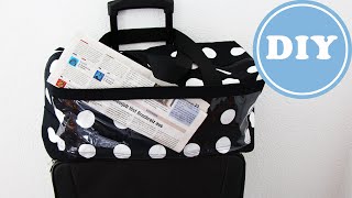 Boxbag als Koffertasche zum Aufsetzen nähen DIY  IKEA  Stoff [upl. by Gyatt]