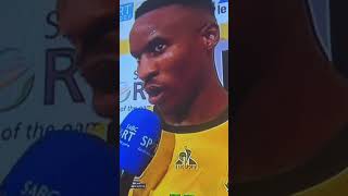 Themba Zwane celebrates 50 caps playing for Bafana Bafana bafanabafana [upl. by Okire]