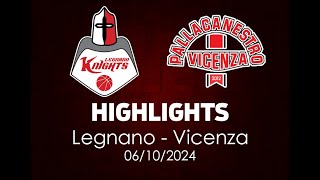 Highlights Legnano  Vicenza del 06102024 [upl. by Ardua]