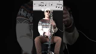 How to play the Grinch on the bass clarinet [upl. by Kenon]