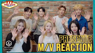 777 TRIPLE SEVEN  PRESENTE  MV REACTION [upl. by Atnoid837]