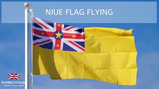 Niue Flag Flying 🇳🇺 [upl. by Lisetta638]