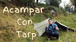 COMO ACAMPAR con un TARP Incluso si no hay Árboles [upl. by June176]