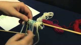 Intro to Intarsia Knitting  Part 2 [upl. by Ecirtak]