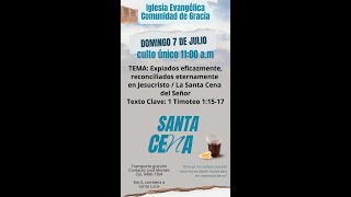 Culto Dominical 7 de Julio 2024 11am  1230m [upl. by Caldera]