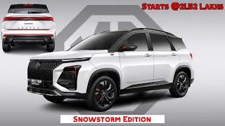 MG Hector amp Hector Plus Snowstorm Launched  Changes amp Feature List Explained  Variants Wise Price [upl. by Ail]