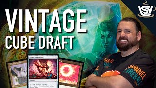 First Picking Tolarian Academy And Swinging For The Fences  Vintage Cube Draft [upl. by Arabel]