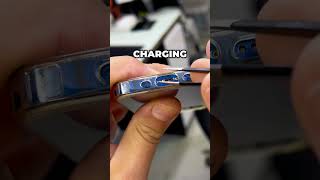 iPhone removing a charging head 🫶🏼 tips and tricks smartphone fix iphone bristol phoneshop [upl. by Vocaay656]