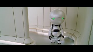 Hitchhikers Guide to the Galaxy  Best of Marvin the depressed robot [upl. by Haisi]