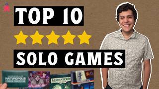 Top 10 Solo Board Games  The best in Solo Gaming [upl. by Rasure]