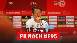 Schuster quotWas mich wurmtquot  PK nach F95FCK [upl. by Aissatan]