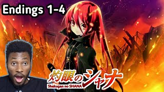 Shakugan no Shana Endings 14 Reaction  Anime Op Reaction [upl. by Rech]