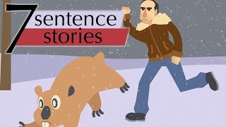 THE GROUNDHOGS REVENGE by Gary Shteyngart  7 Sentence Stories [upl. by Illehs545]