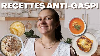 5 RECETTES ANTIGASPI  Recettes végétariennes faciles et rapides [upl. by Esinrahs]