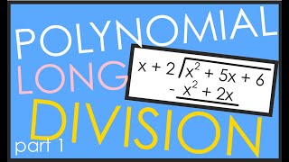 Polynomial Long Division [upl. by Mosa946]