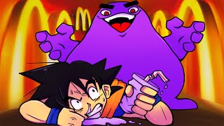 Goku Tries the Grimace Shake DBZ VR [upl. by Nagaem]