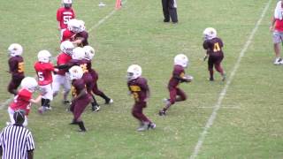 Blackville Hilda Hawks Pee Wee vs Barnwell Warhorses1  2015 1stHalf [upl. by Nohtan]