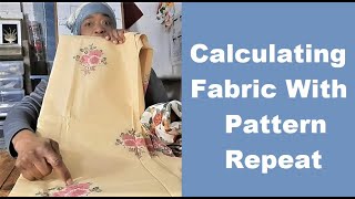 Calculating Fabric With Pattern Repeat For Curtains  DIY Design School  Sewing Tip [upl. by Ahsat]