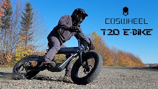 Coswheel T20 Off Road Commuter Ebike Review [upl. by Mahtal267]