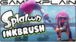 Splatoon  Inkbrush DLC Weapon Tour [upl. by Brightman114]