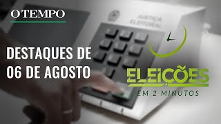 Partidos de Lula e Bolsonaro se enfrentam em capitais e cenário em Contagem  Eleições em 2 minutos [upl. by Fortuna]