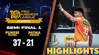 Aslam Inamdar Guides Pune to the PKL Finals  PKL 10 Semi Final 1 Highlights [upl. by Calendre895]