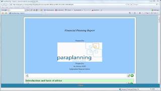 Paraplanning Online Tutorial 6 How to make permanent edits to your report using the Template Editor [upl. by Sloane]