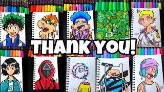 NashVibes  My Satisfying Art Compilation Thank You for 1 Million [upl. by Acnairb]