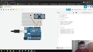 HCSR04 MESAFE SENSÖRÜ İLE LED YAKMA ARDUİNO [upl. by Nylsirk491]