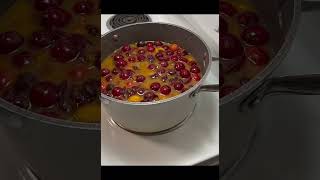 making cherry plum jamjammaking shortsvideo [upl. by Philana]