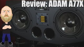 Review Adam A77X Studio Monitors [upl. by Madge]