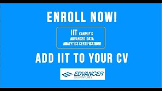 Add IIT to your CV with Advanced Certification in Data Analytics from IIT Kanpur [upl. by Meeks512]