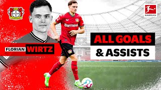 Florian Wirtz  All Goals amp Assists [upl. by Cavan]