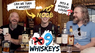 a NOOB tastes the Top 10 Whiskeys For Beginners [upl. by Ashmead]