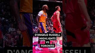 DAngelo Russell Highlights vs Toronto Raptors [upl. by Mavilia]