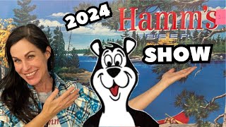 2024 HAMMS Beer Show draws RECORD Attendance with Beer Signs for mancave and Hamms Bear Hamms Beer [upl. by Eivla]